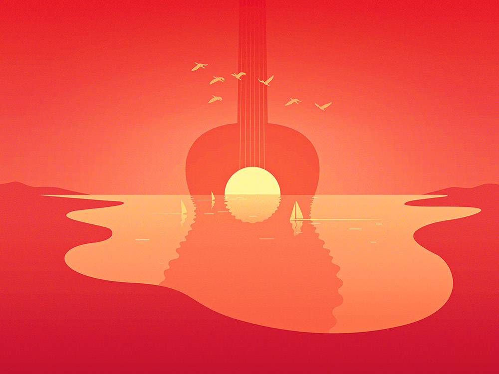 Music at Sunset